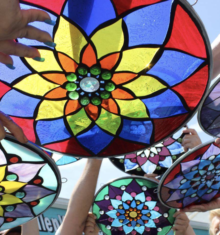 Glass On Mosaic Mandala WE 11